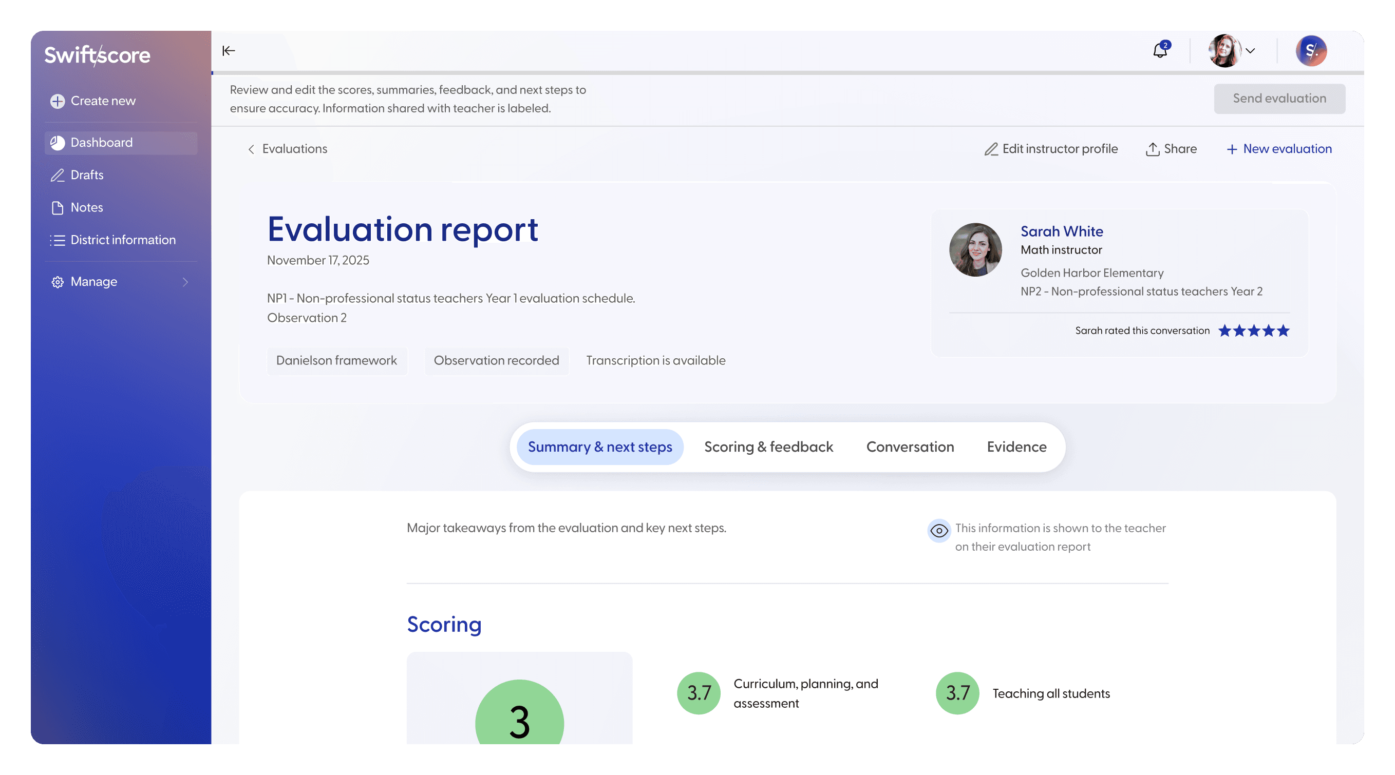 Use easy to understand summaries
